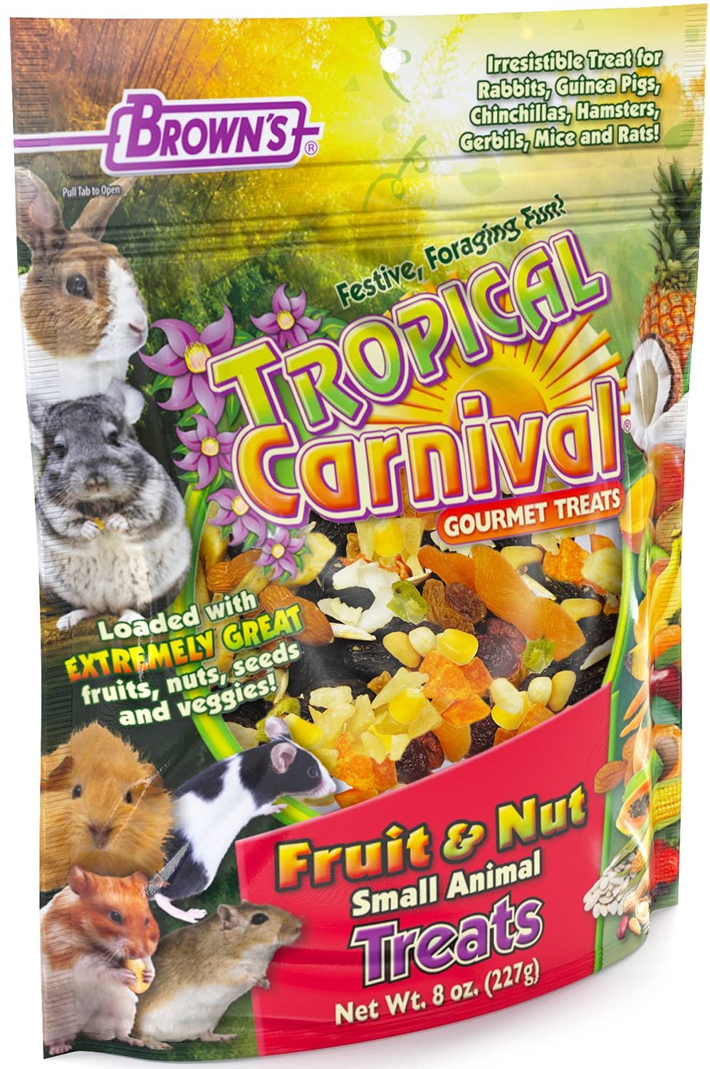 F.M. Brown's TC Fruit & Nut Small Animal Treats - 8 oz  