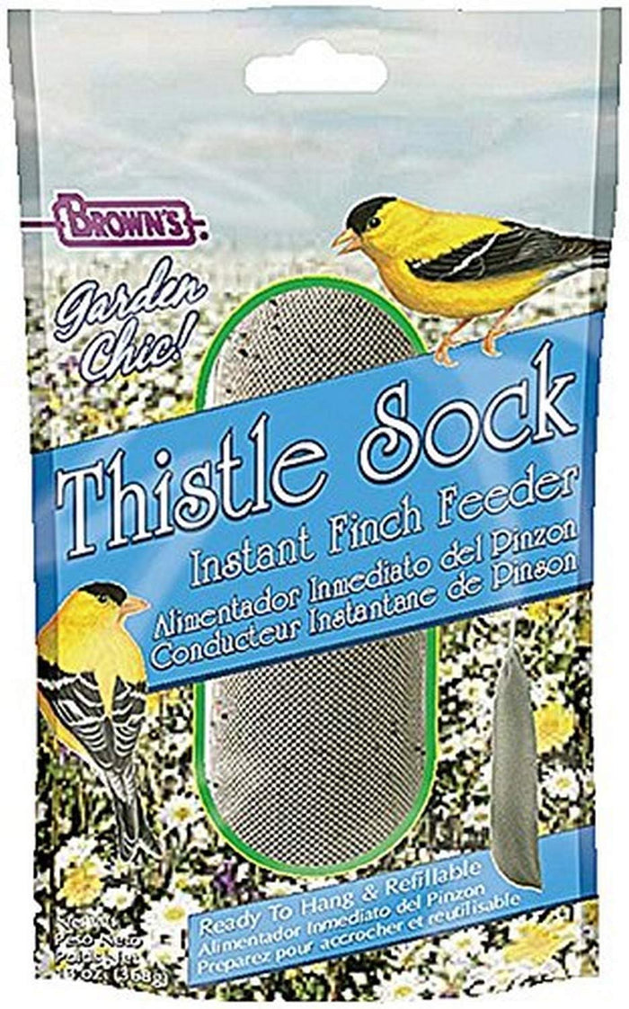 F.M. Brown's Thistle Sock Instant  Bird Feeder - 13 oz