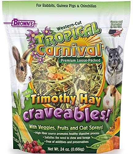 F.M. Brown's Timothy Hay Craveables Small Animal Bedding - 24 oz  