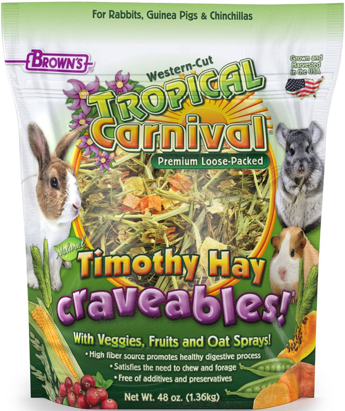 F.M. Brown's Timothy Hay Craveables Small Animal Bedding - 48 oz