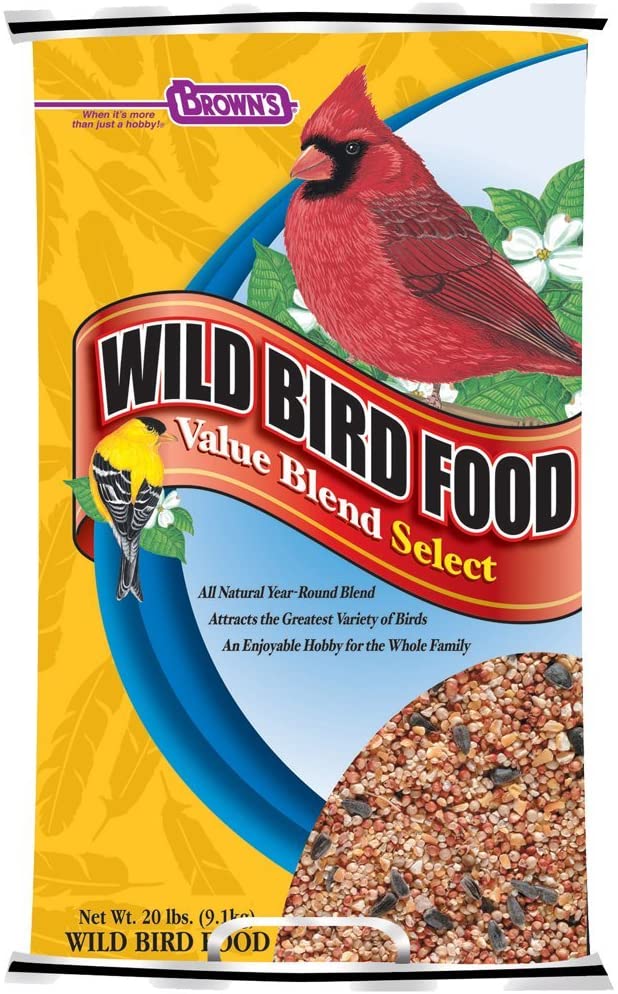 F.M. Brown's Value Blend Bird Food - 20 lb Bag