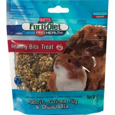 Forti-Diet Pro Health Healthy Bits Treats for Rabbits, Guinea Pigs & Chinchillas - 4.5 oz  