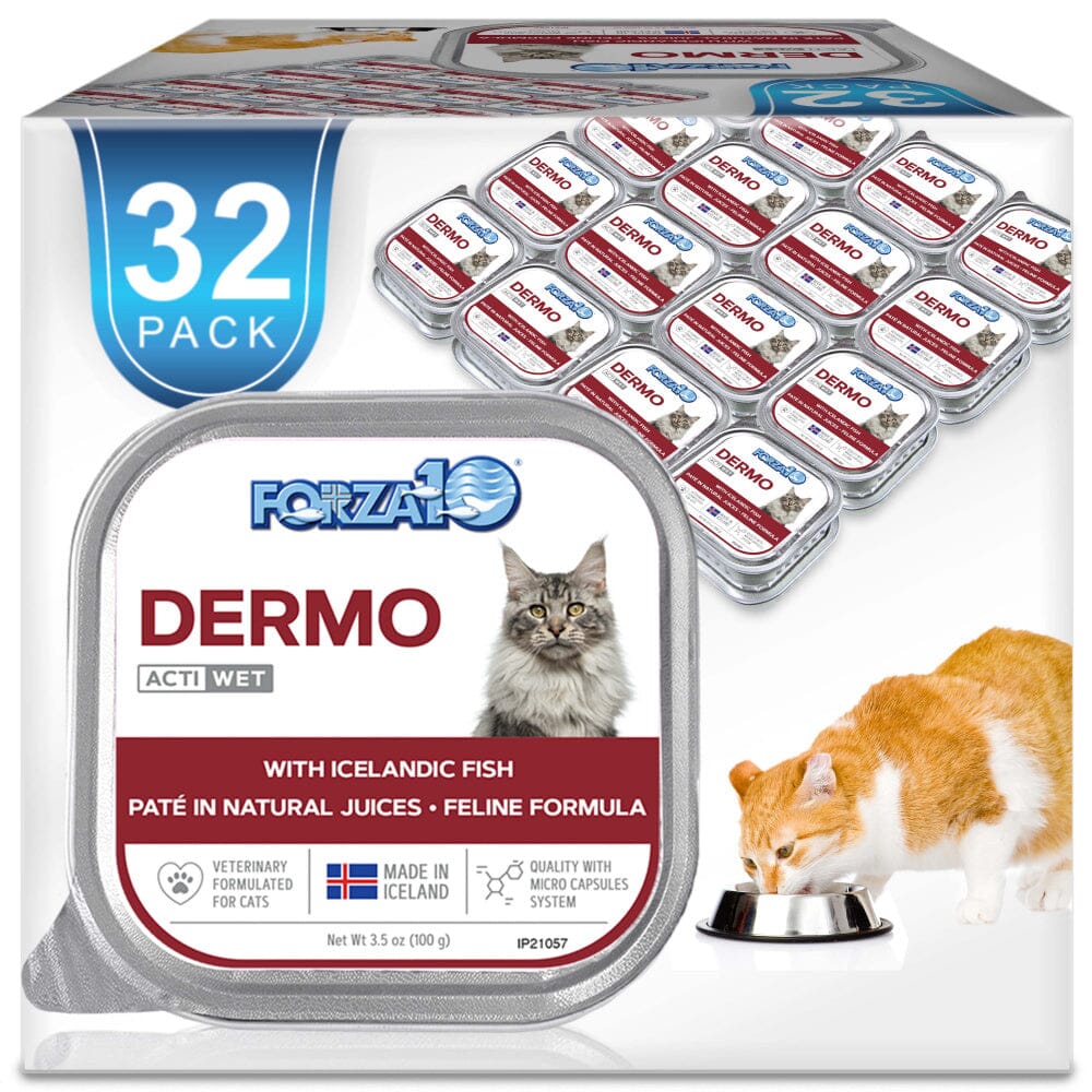 Forza10 Nutraceutic ActiWet Dermo Support Icelandic Fish Recipe Canned Cat Food  