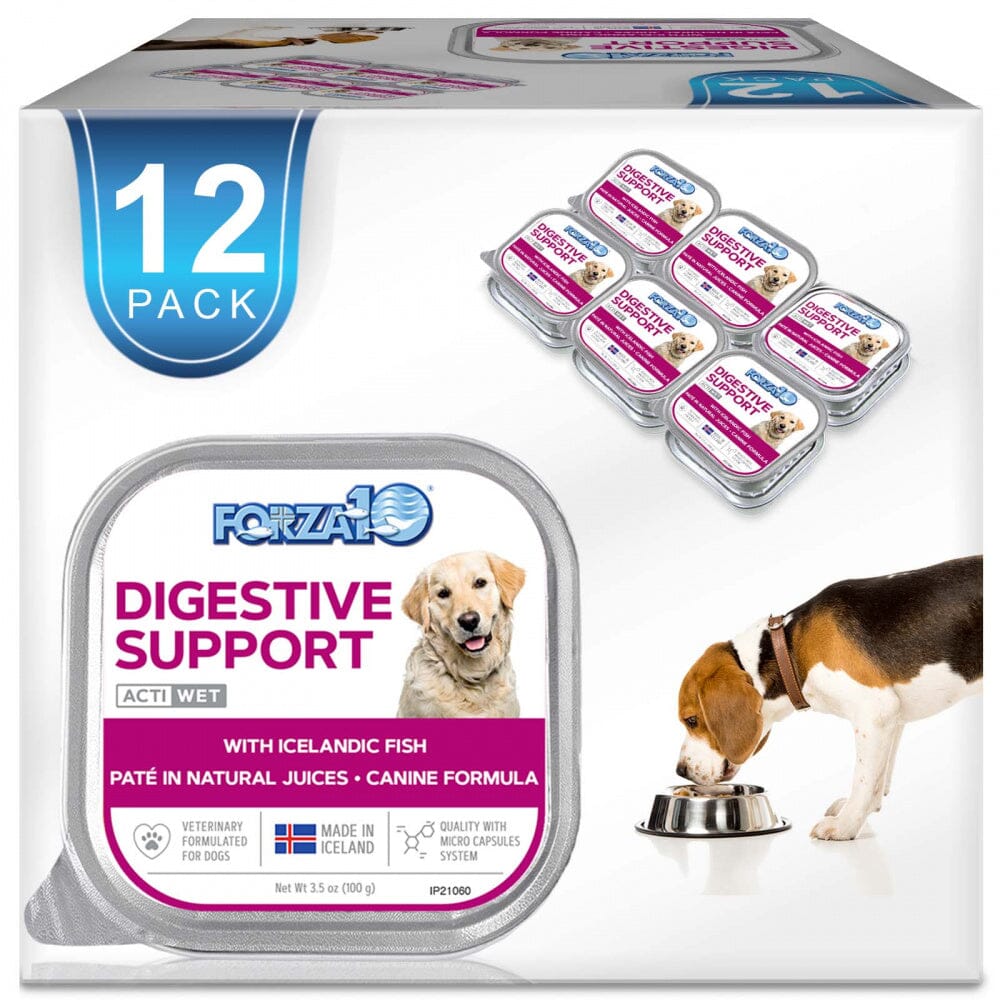 Forza10 Nutraceutic Actiwet Digestive Support Icelandic Fish Recipe Wet Dog Food  