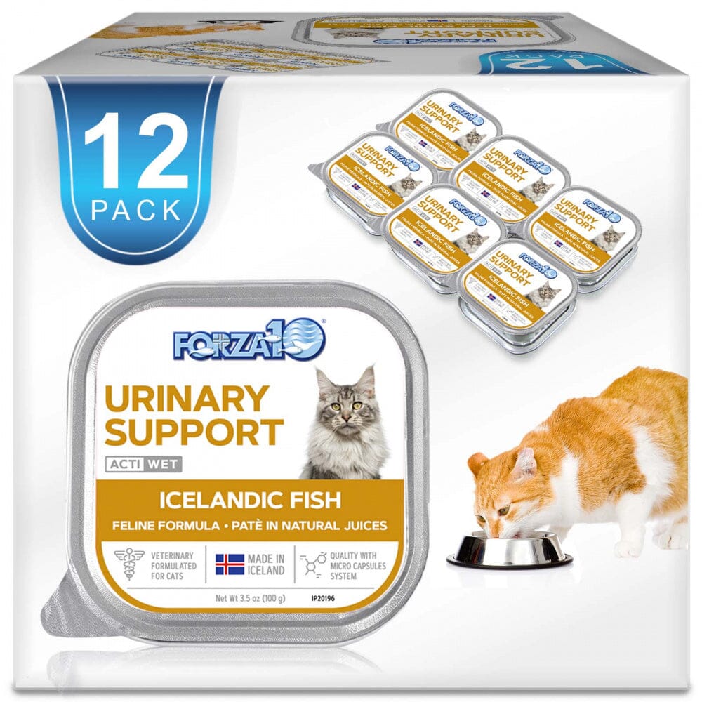 Forza10 Nutraceutic Actiwet Urinary Support Icelandic Fish Recipe Wet Cat Food  