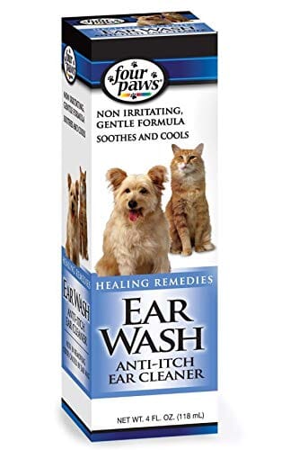 Four Paws Ear Wash Anti-Itch Ear Cleaner Dog Ear Care - 4 Oz  