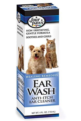 Four Paws Ear Wash Anti-Itch Ear Cleaner Dog Ear Care - 4 Oz