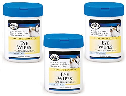 Four Paws Eye Wipes for Dogs & Cats - 25 Count  