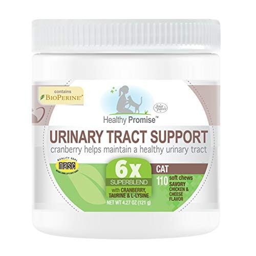 Four Paws Healthy Promise Urinary Support Chews Cat Supplements - 110 Count