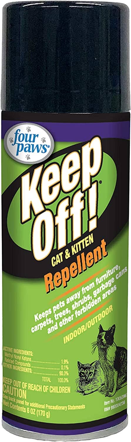 Four Paws Keep Off! Indoor/Outdoor Cat & Kitten Repellent - 6 Oz  