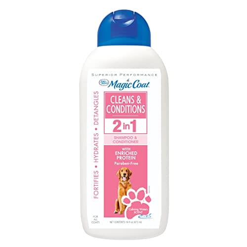Four Paws Magic Coat 2-In-1 Protein Dog Shampoo & Conditioner - 16 Oz