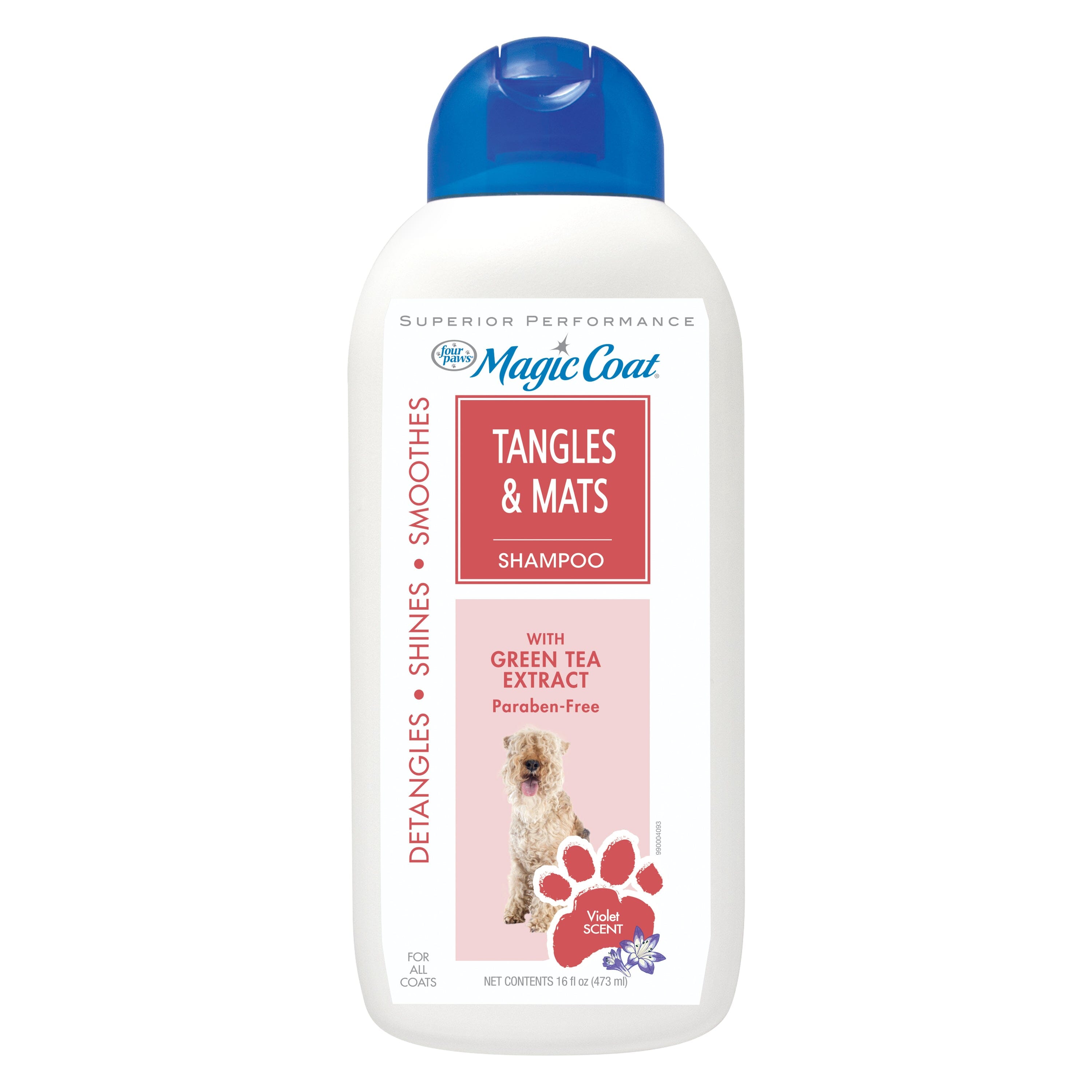 Four Paws Magic Coat Detangling Shampoo for Dogs Detangling Dog Shampoo - 16 Oz  