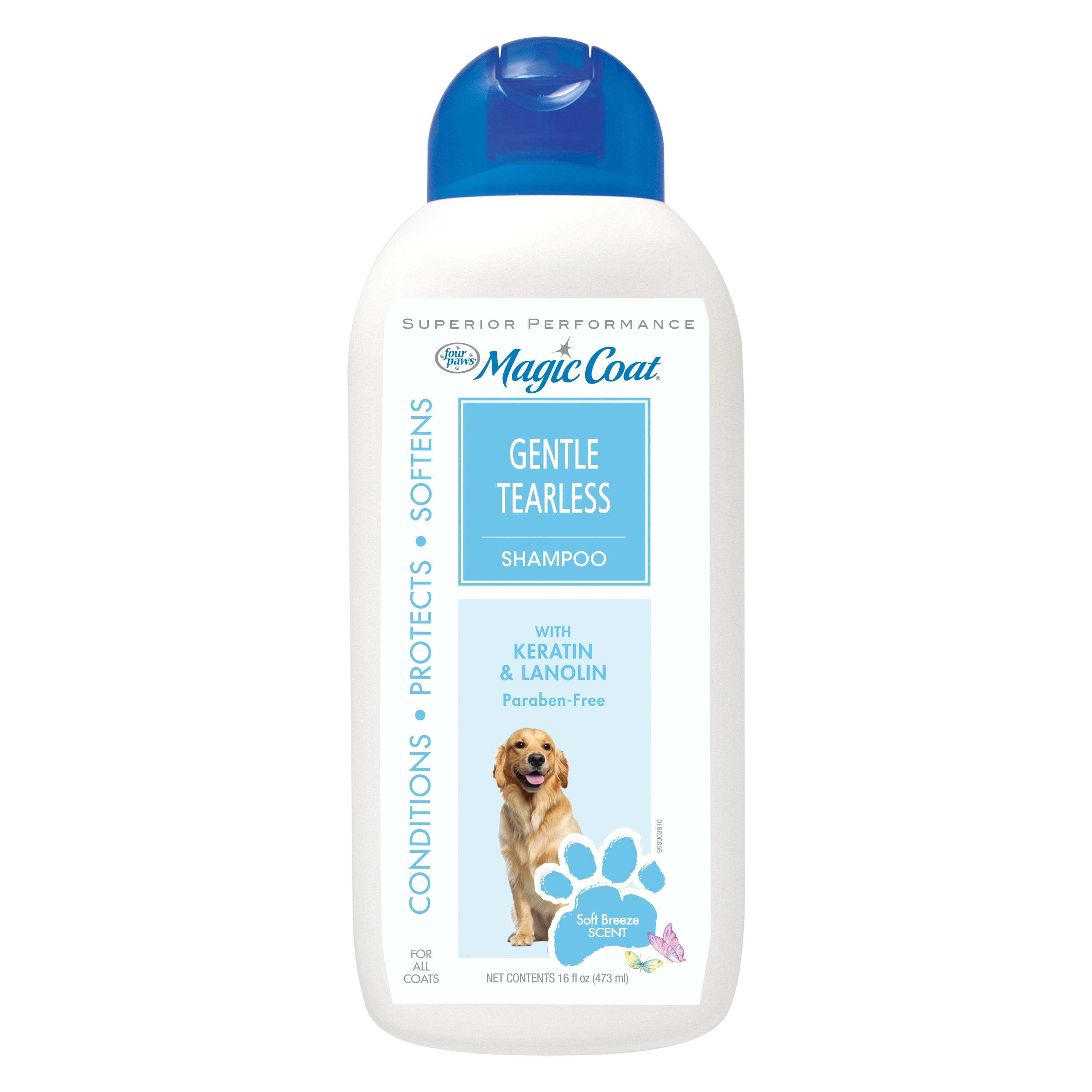 Four Paws Magic Coat Gentle Tearless Dog Shampoo Tearless Dog Shampoo - 16 Oz  