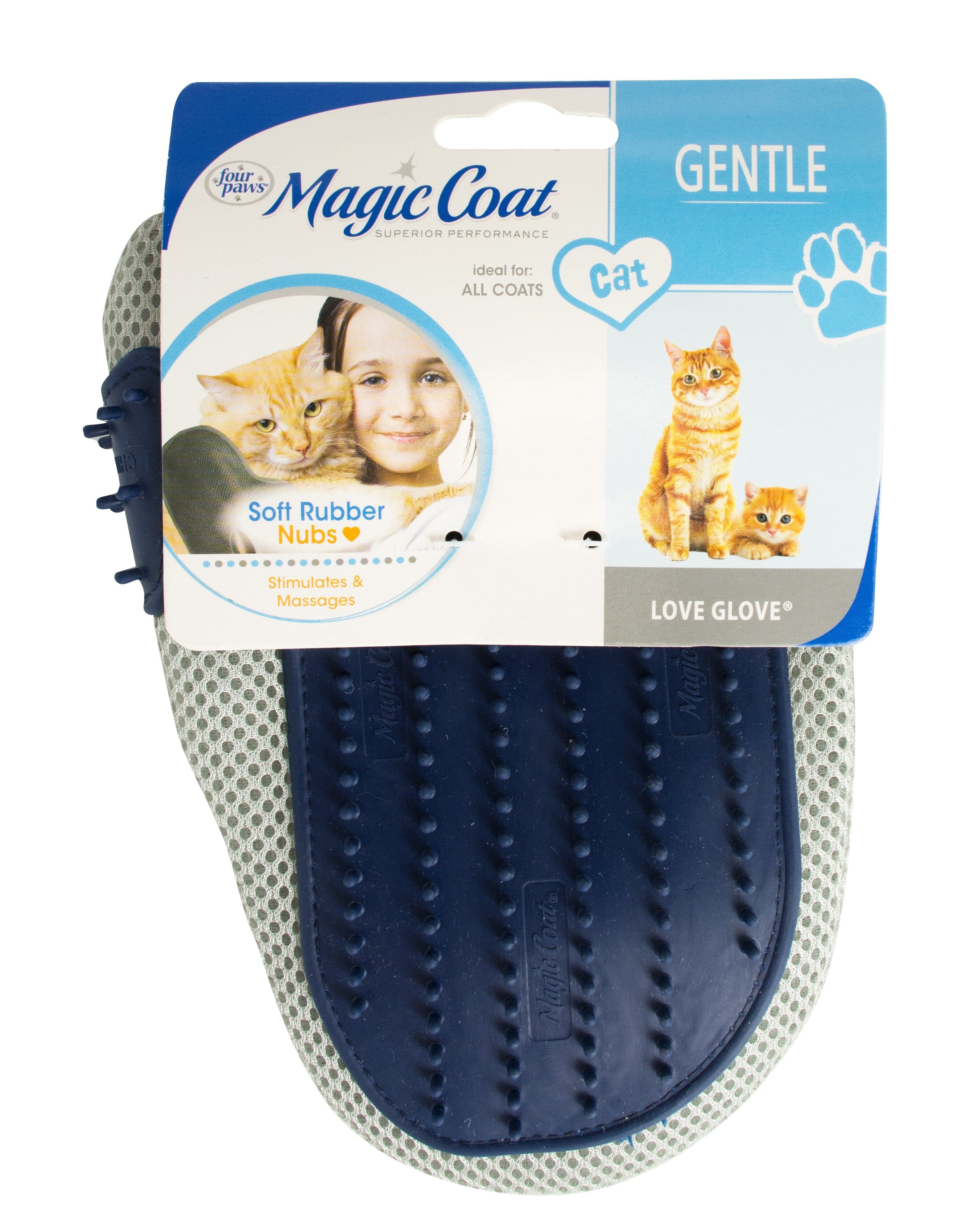 Four Paws Magic Coat Professional Series Love Glove Cat Grooming Mitt - One Size  