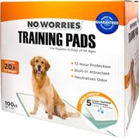 Four Paws No Worries 12-Hour Dog Training Pads 100 Count - 22 in X 22 in  