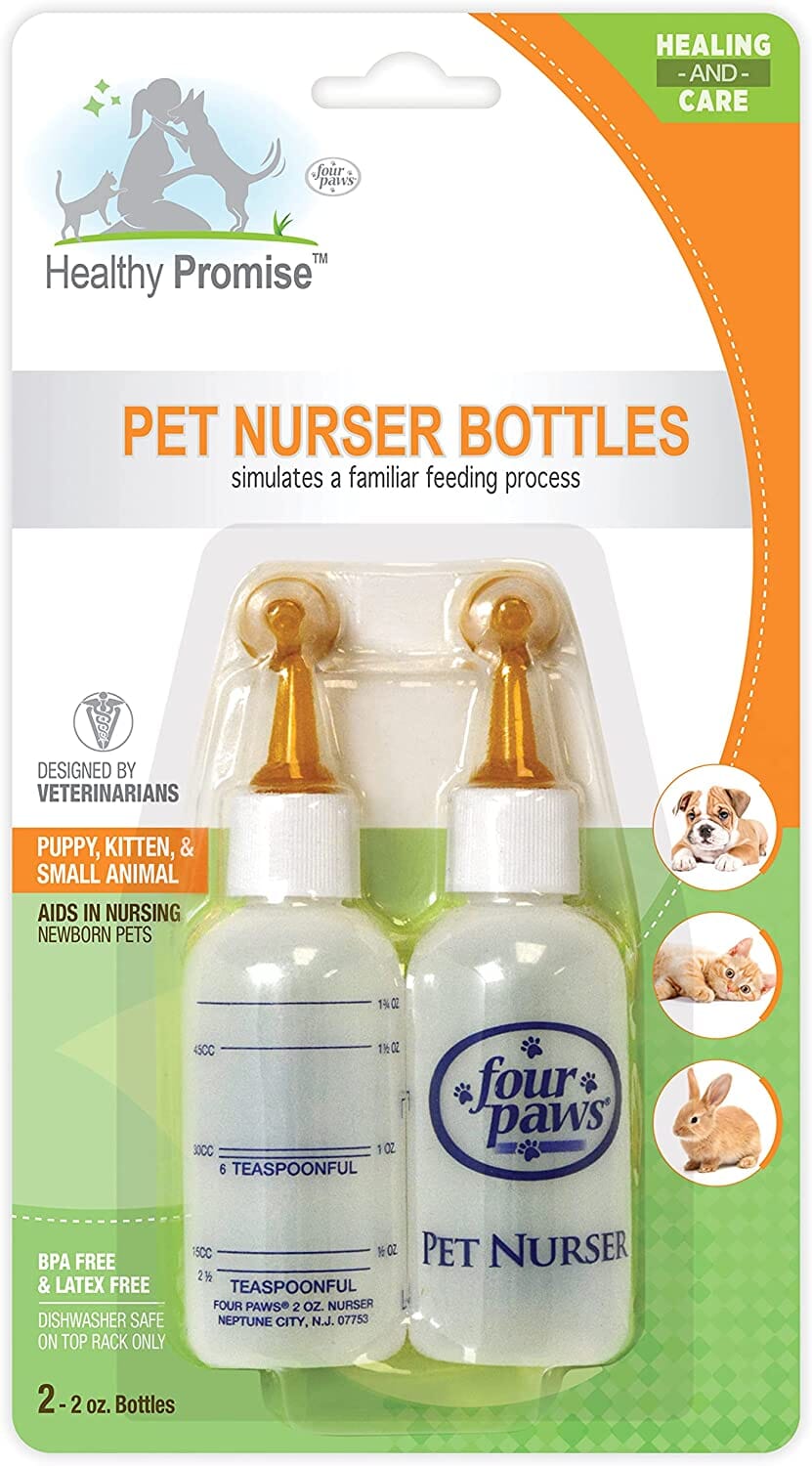 Four Paws Pet Nurser Dog Milk Replacers - 2 Oz - 2 Pack  