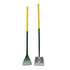 Four Paws Pooper Scooper Rake Set Dog Waste Pick Up - Yellow and Green - Small  