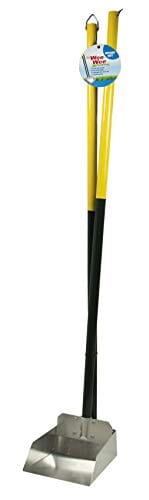 Four Paws Pooper Scooper Spade Set Dog Waste Pick Up - Yellow and Green - Large  