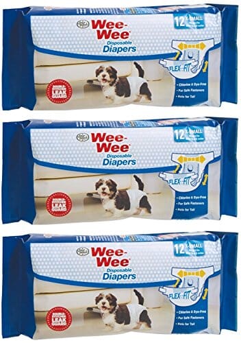 Four Paws Wee-Wee Disposable Dog Diapers - Extra Small - 12 Pack
