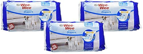 Four Paws Wee-Wee Disposable Dog Diapers - Small - 12 Pack