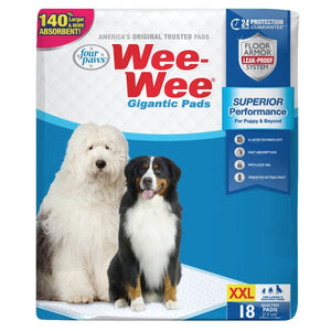 Four Paws Wee-Wee Gigantic Dog Training Pads Gigantic - 18 Count