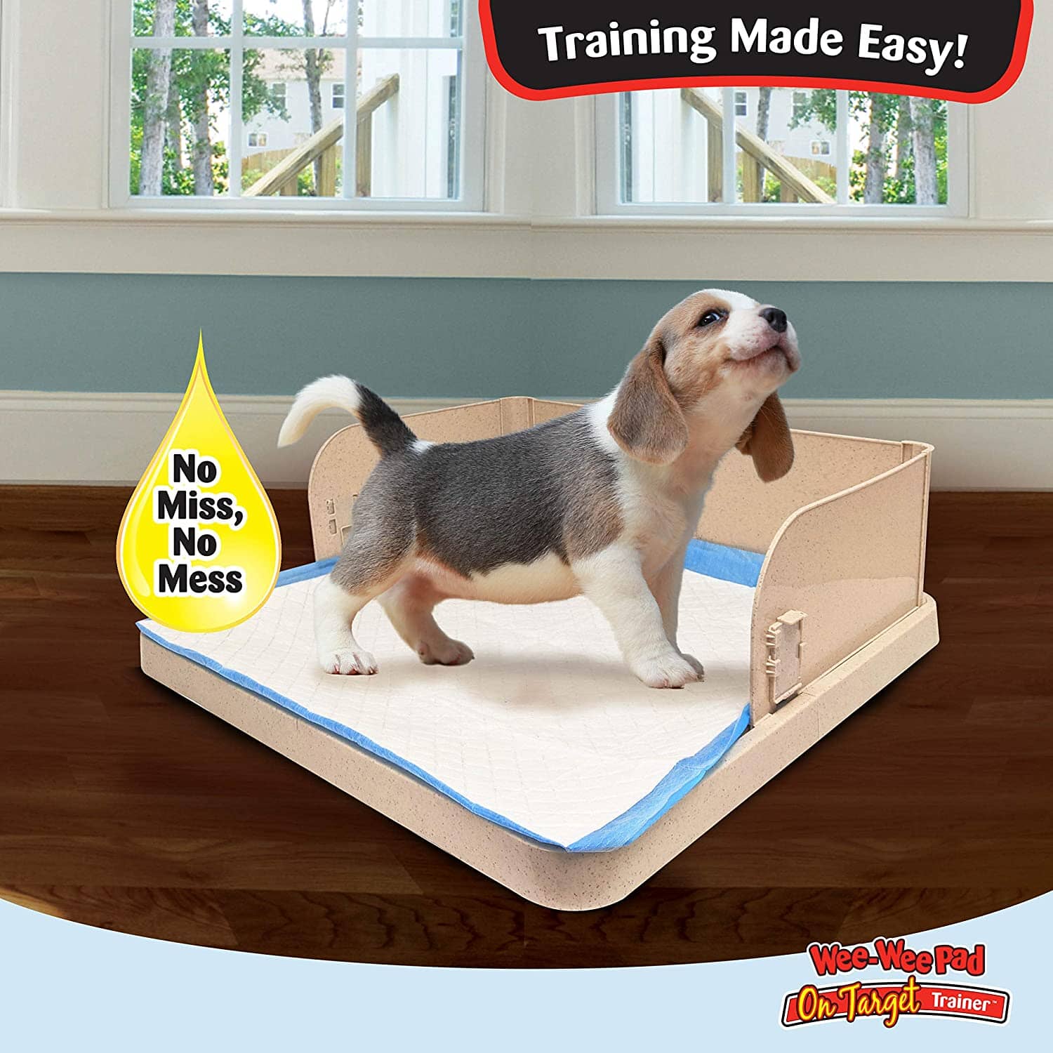 Four Paws Wee-Wee Pad On Target Trainer Dog and Puppy Training Tray  