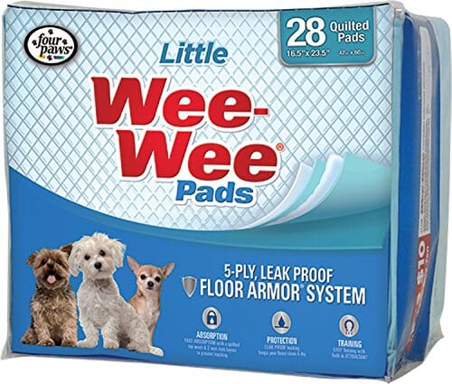 Four Paws Wee-Wee Pads for Little Dogs Dog Training Pads - 16.5 X 23.5 In - 28