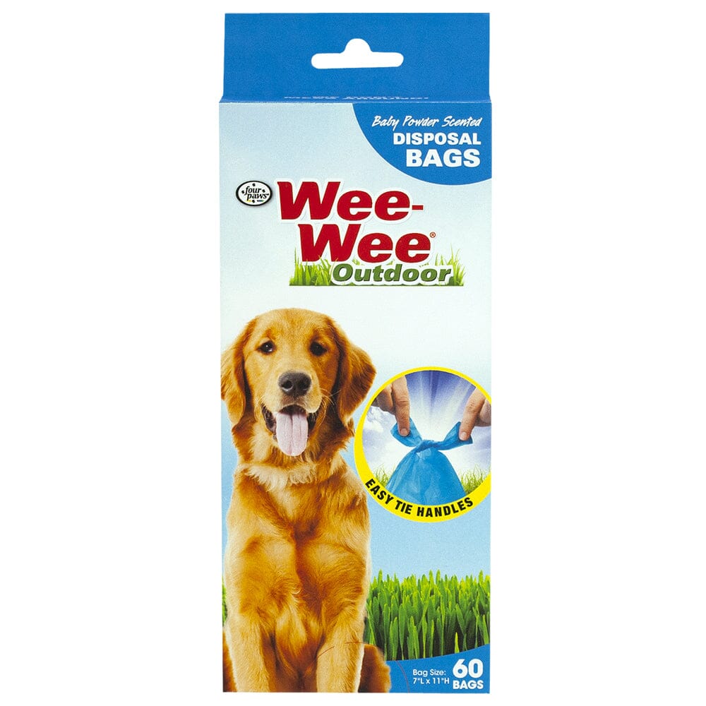 Four Paws Wee-Wee Scented Dog Waste Bags Waste Bags - 60 Count  