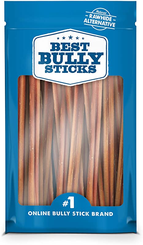 Frankly Pet Original Mega Beefy Dog Bully Sticks Display - 10 Inch - 12 Pack  