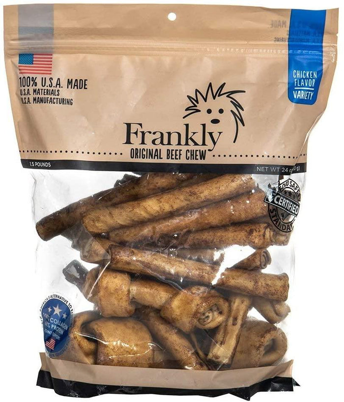 Frankly Pet Variety Pack Chicken Natural Dog Chews - 1.5 lb Bag