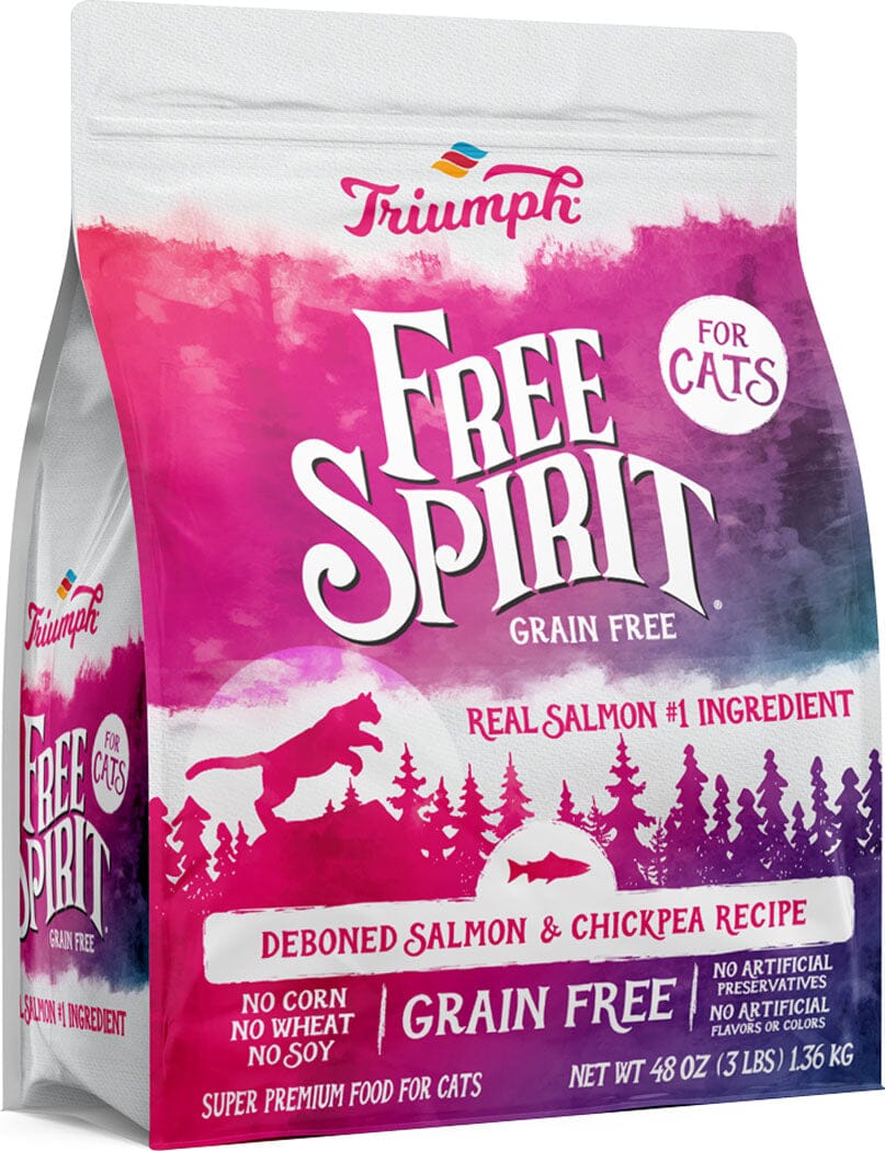 Free Spirit Dry Cat Food - Salmon/Chickpea - 3 Lbs  