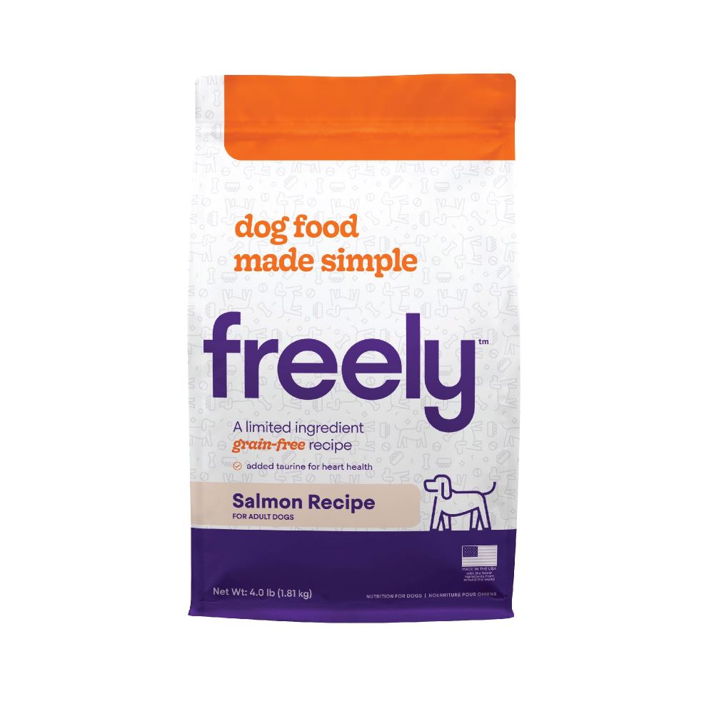 Freely Limited Ingredient Diet Natural Grain Free Salmon Kibble Adult Dry Dog Food  