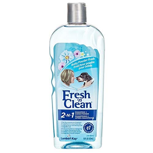 Fresh 'N Clean 2-In-1 Conditioning Dog Shampoo - Baby Powder - 18 Oz  