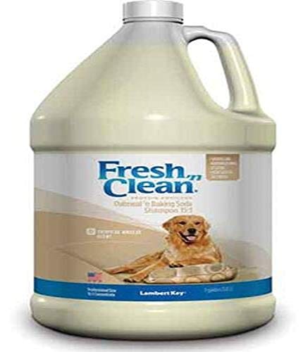 Fresh 'N Clean Oatmeal Baking Soda Dog Shampoo 15:1 - Tropical Breeze - 1 Gal  