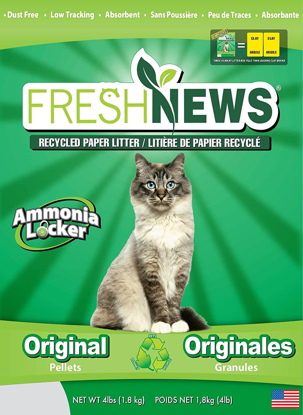 Fresh News Fresh News Cat Litter - 4 lb Bag - 6 Count  