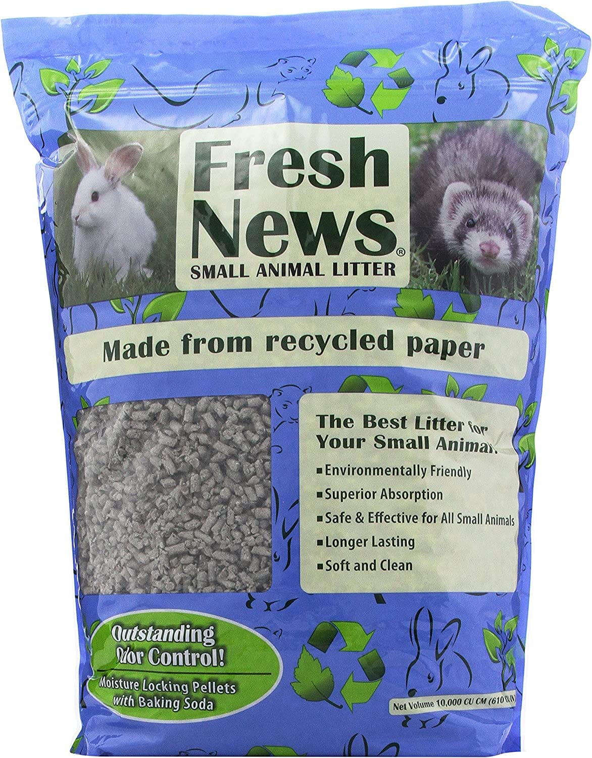 Fresh News Small Animal Litter Cat Litter - 5.3 Lbs - Case of 6  