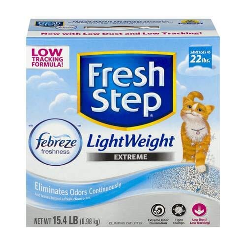 Fresh Step Lightweight Extreme Cat Litter with Febreze - 15.4 Lbs