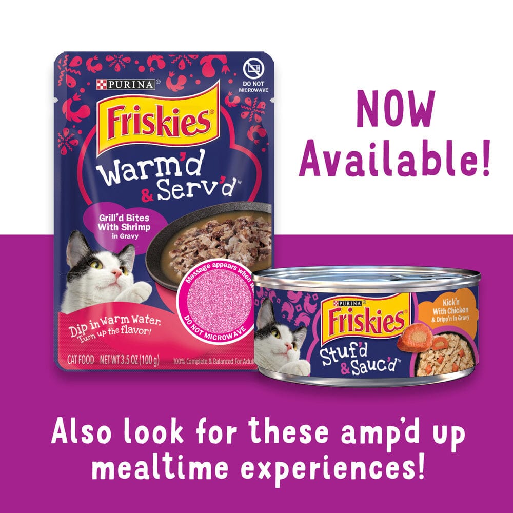 Friskies Lil Slurprises With Saltwater Shrimp Cat Food Compliment  