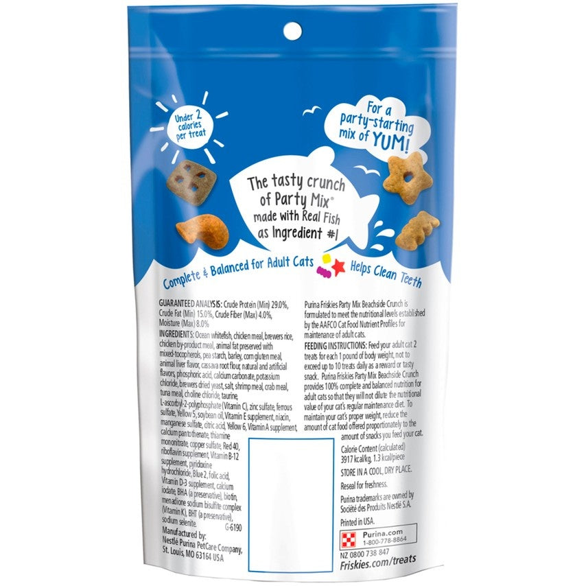 Friskies Party Mix Beachside Crunch Cat Treats  