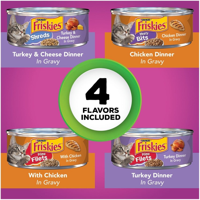 Friskies Poultry Variety Canned Cat Food  