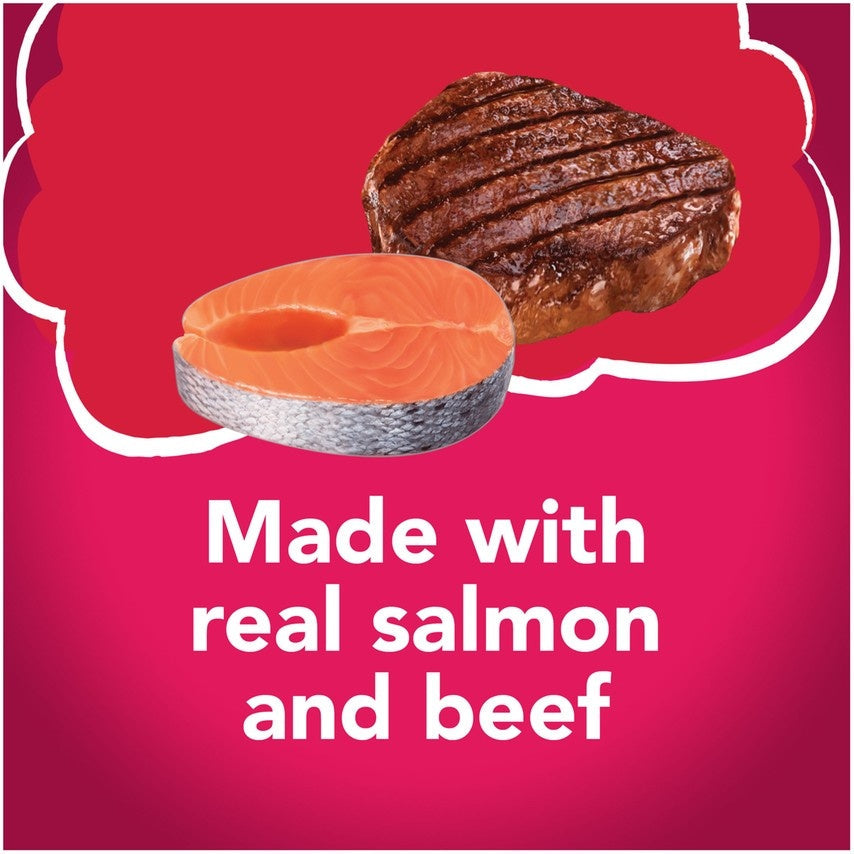 Friskies Prime Filets with Salmon & Beef in Sauce Canned Cat Food  