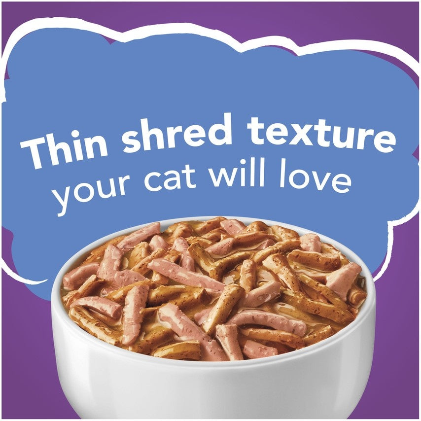 Friskies Savory Shreds with Turkey and Giblets Canned Cat Food  