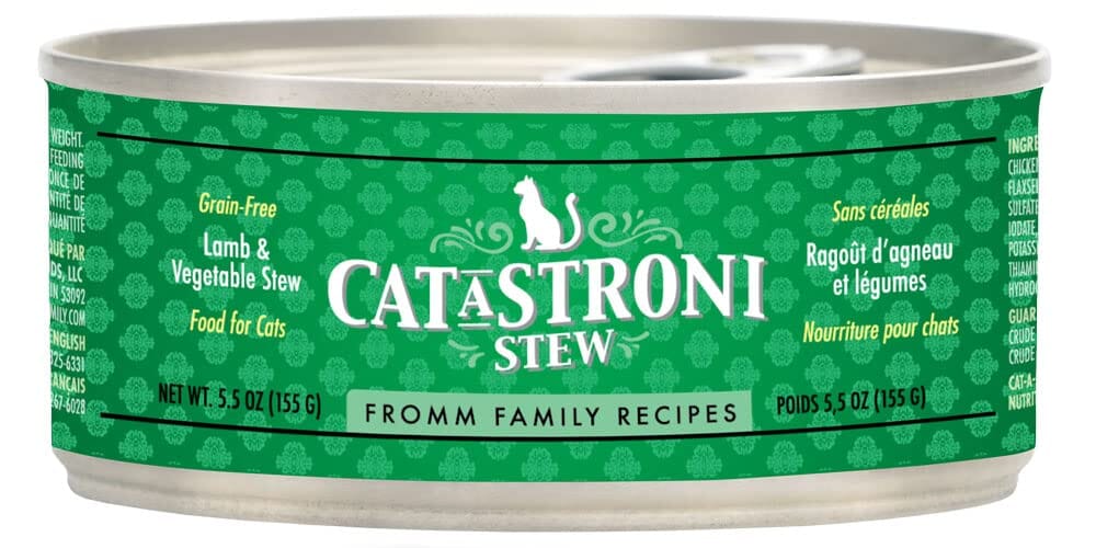 FROMM CatStroni Lamb and Vegetable Stew Canned Cat Food - 5.5 Oz - Case of 12  