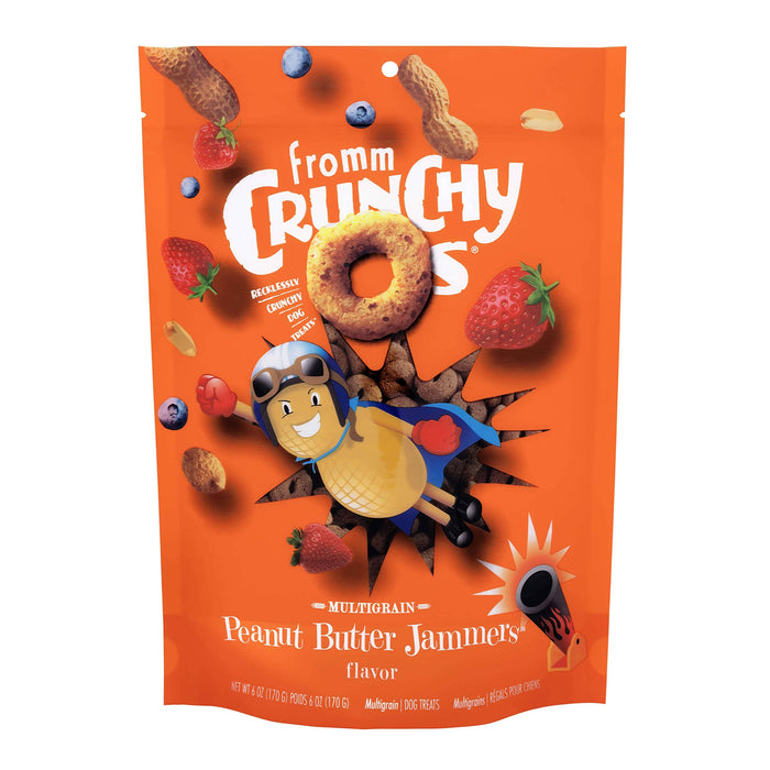 FROMM CrunchyO's Peanut Butter Jammers Crunchy Dog Treats - 6 Oz