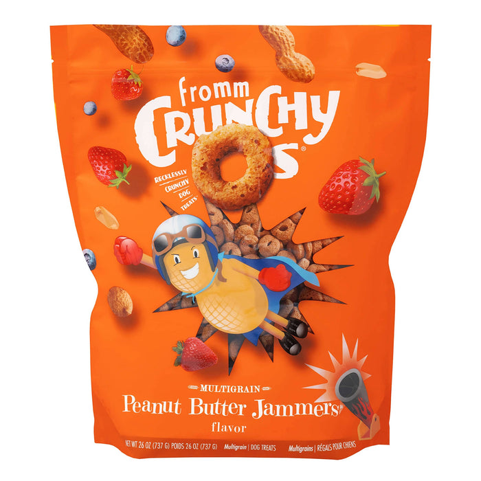 FROMM CrunchyO's Trout and Peanut Butter Jammers Crunchy Dog Treats - 26 Oz