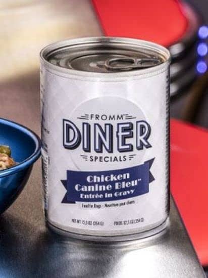 FROMM Diner Classics Chicken Canin Bleu Canned Dog Food  - 12.5 Oz - Case of 12  