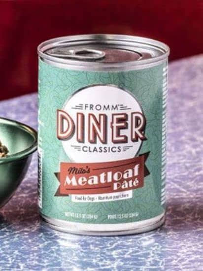 FROMM Diner Classics Meatloaf Pate Canned Dog Food - 12.5 Oz - Case of 12  