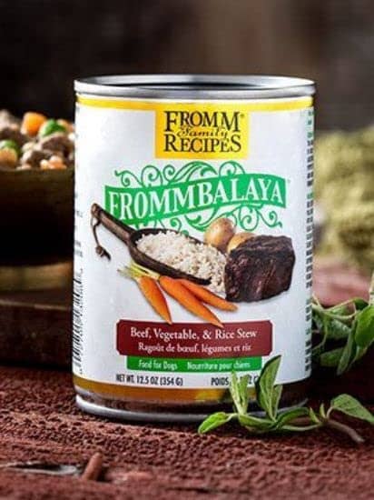 FROMM Frommbalaya Beef Vegetable and Rice Canned Dog Food - 12.5 Oz - Case of 12  