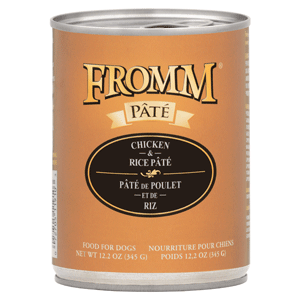 FROMM Gold Chicken and Rice Pate Canned Dog Food - 12.2 Oz - Case of 12  