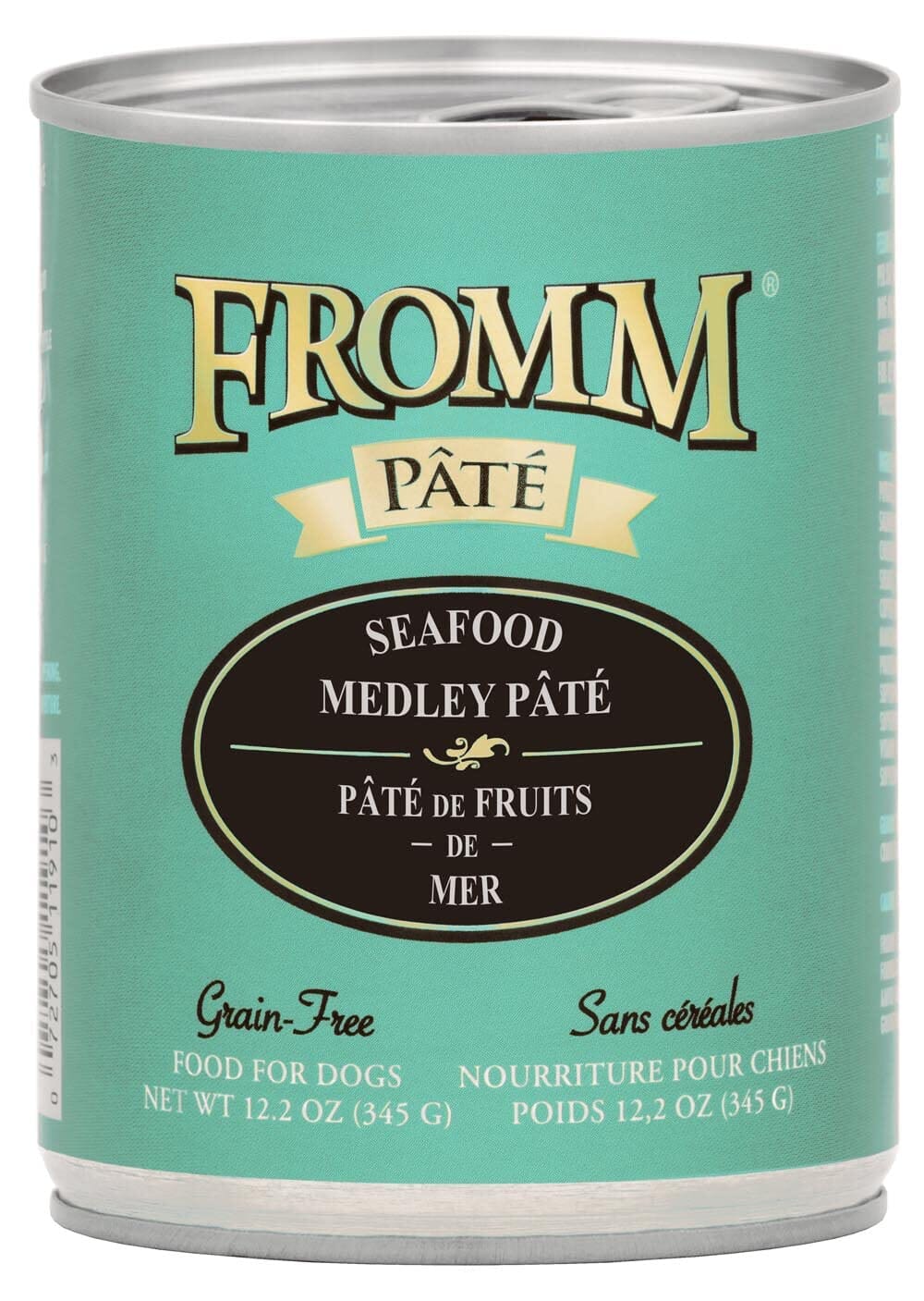 FROMM Gold Grain-Free Seafood Pate Canned Dog Food - 12 Oz - Case of 12  